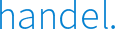 handel logo in blue